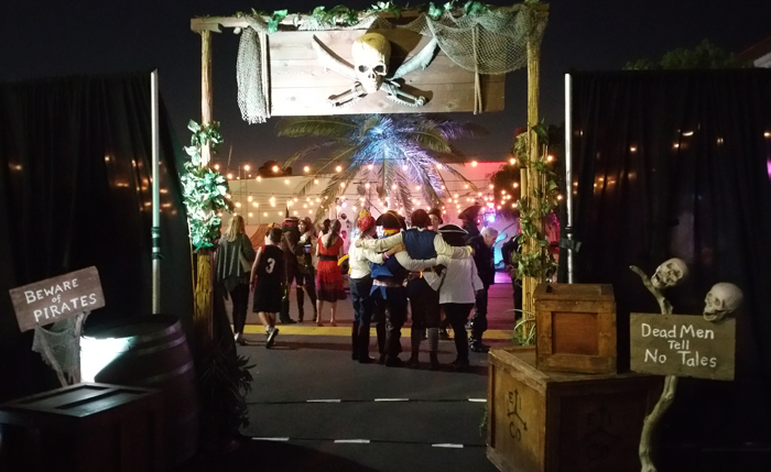 captain jack sparrow with parrot and Pirates for hire at Long Beach, CA