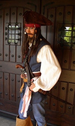 Captain pirate entertain er for childrens or kids birthday party or other event