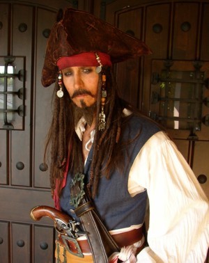 Pirate character to entertain your guests