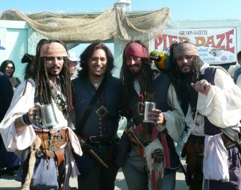 pirate entertainers at an event